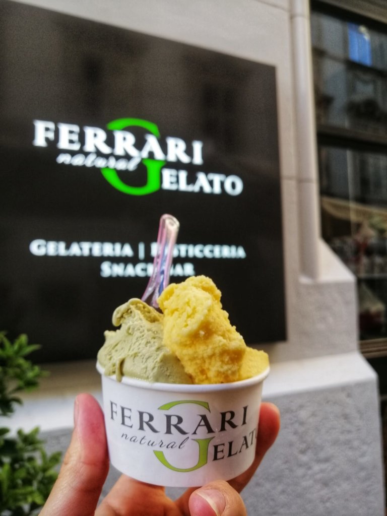 Ferrari natural gelato, lody  w Wiedniu