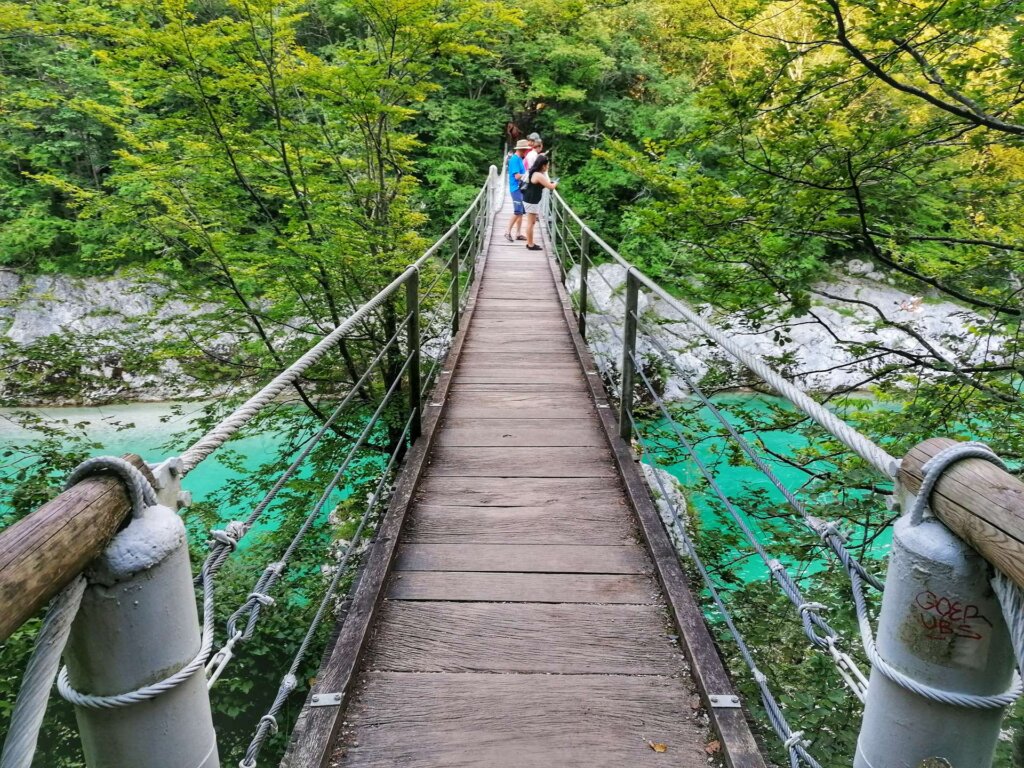 Most a rzece Isonzo, Słowenia