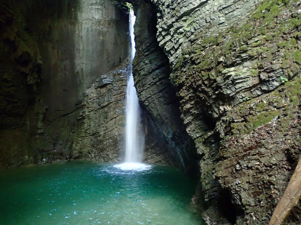 Wodospad Kozjak, Słowenia